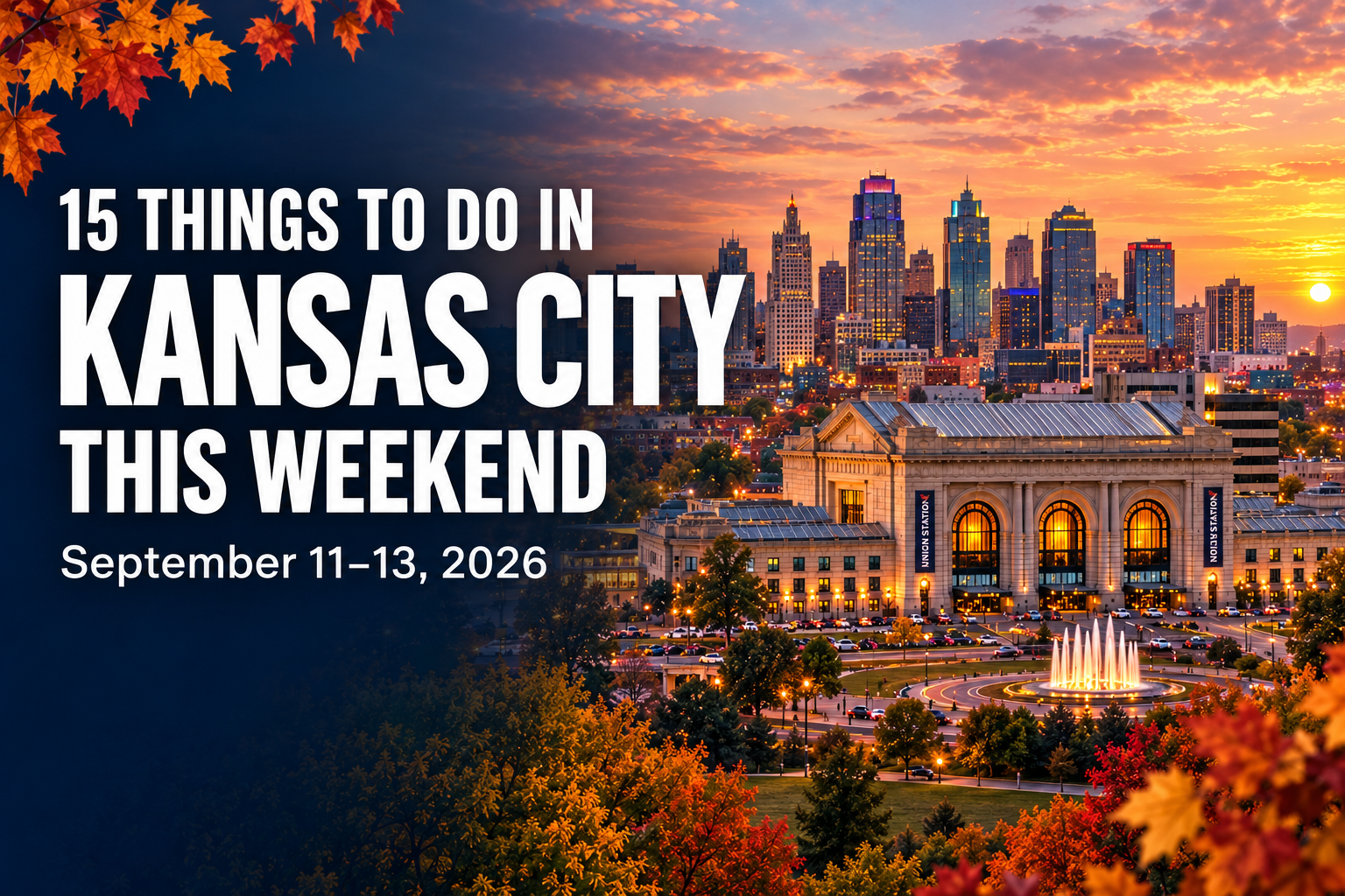 15 things to do in KC this weekend! Sept 11-13
