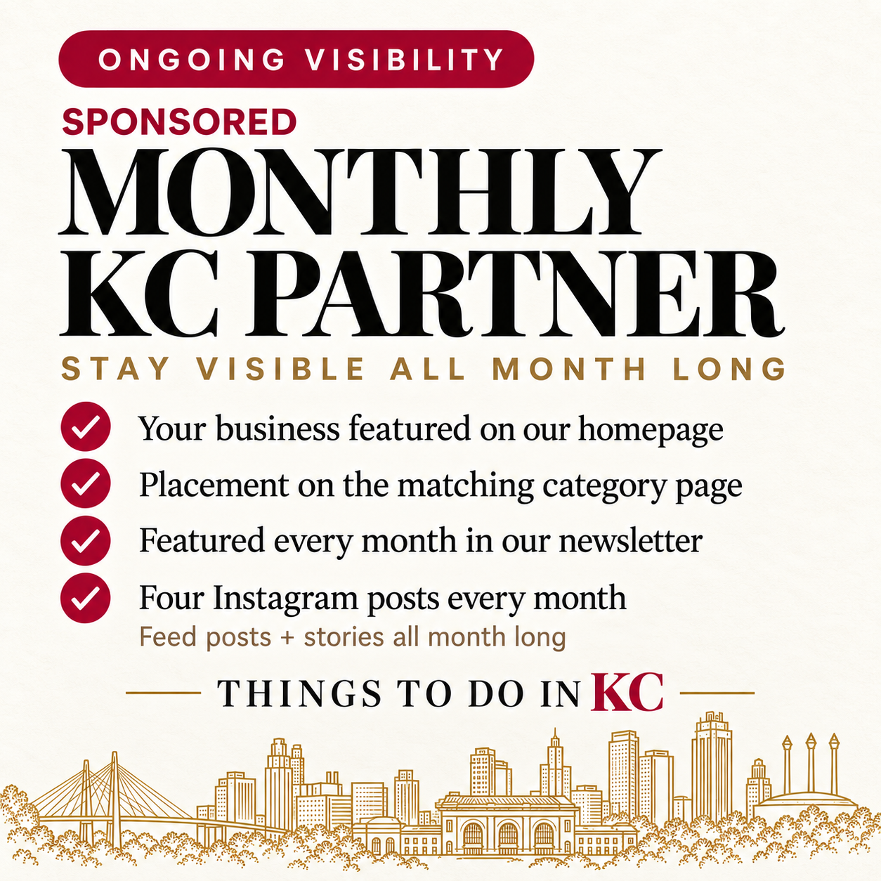 sponsored monthly KC partner